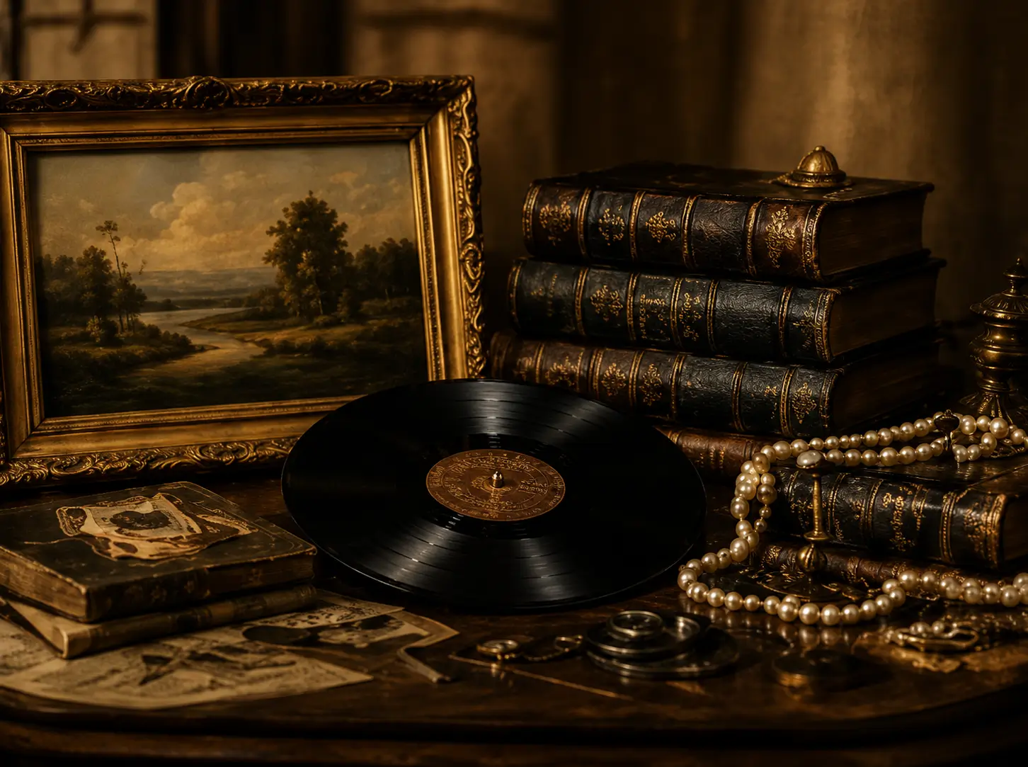 Curated Rare Books, Vinyl, and Estate Antiques